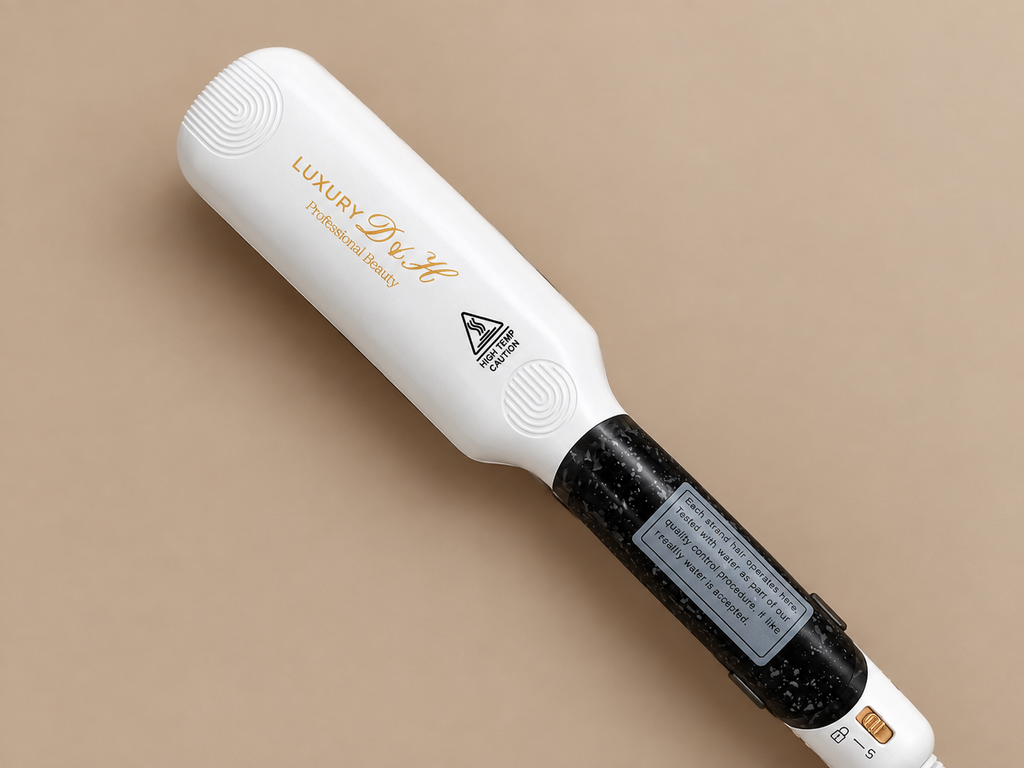 White Steam Hair Straightener