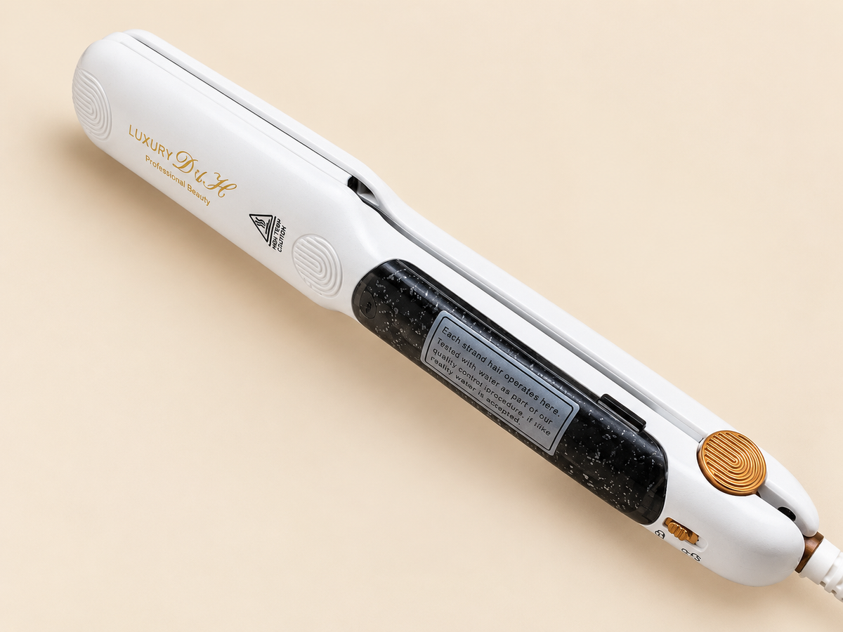 White Steam Hair Straightener